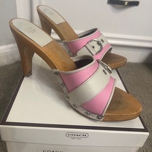Coach heels size 8